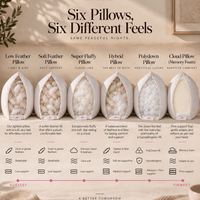 Feather alternative fluffy polydown pillow Set of 2 pillow