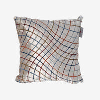 embroidered wavy lines