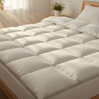 make it realistic with no capitone buttons and place it on a bed with sunlight