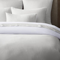 Grey two tone duvet cover