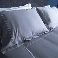 Grey solid modern set with white frame