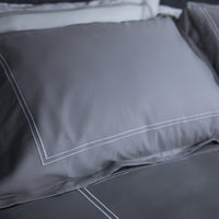 Grey solid modern set with white frame