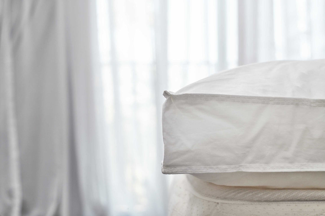 Fluffy imported feather alternative polydown topper