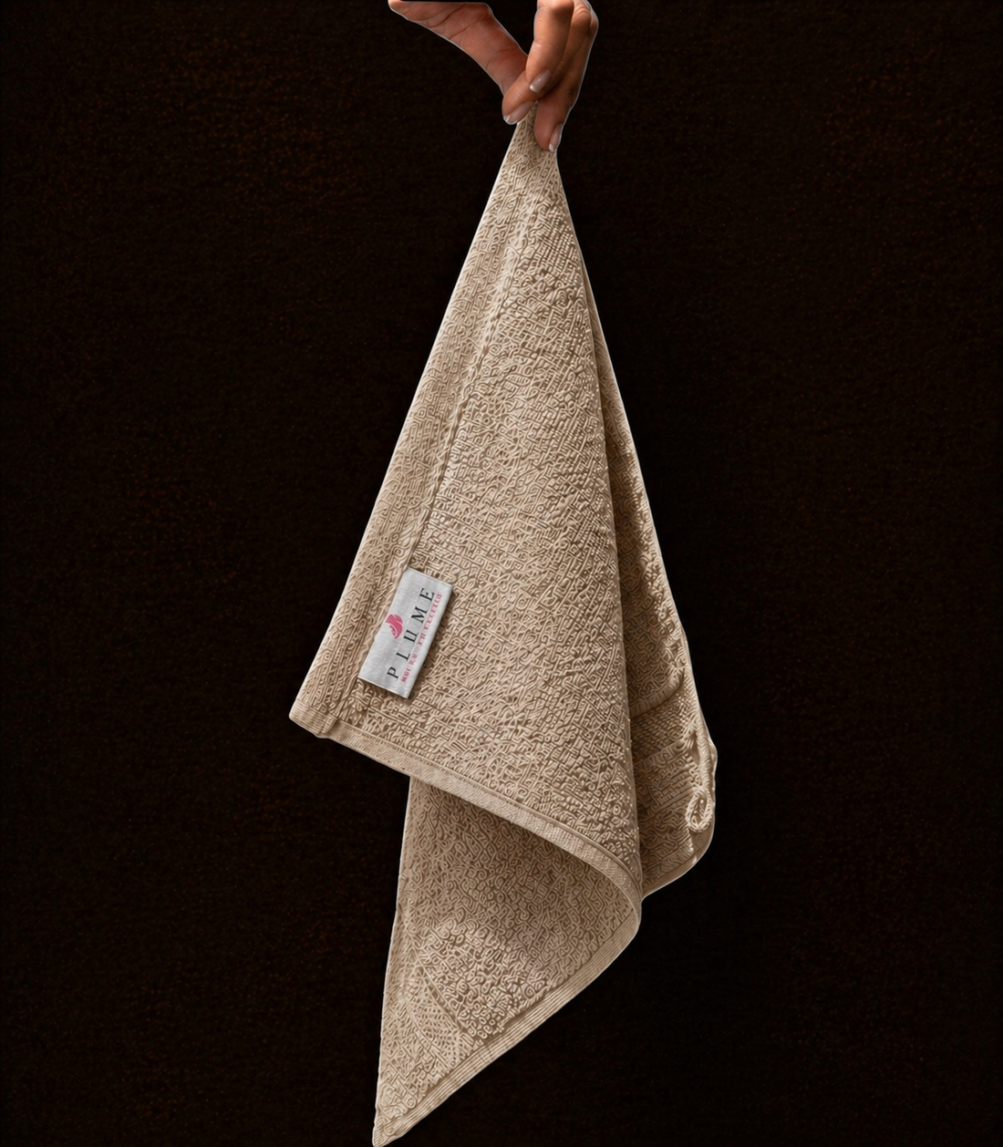 Premium Dobby square towel Color