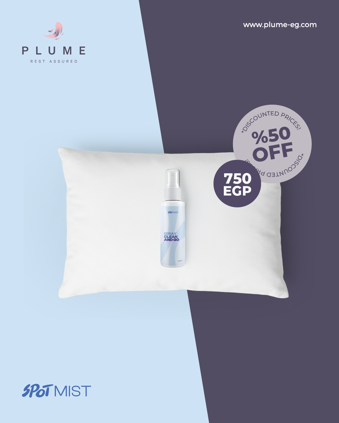 Plume x Spot mist offer