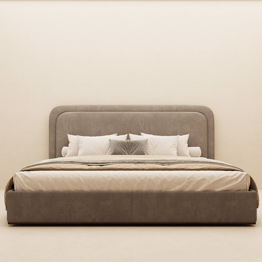 Aimee Grey Luxurious Bed