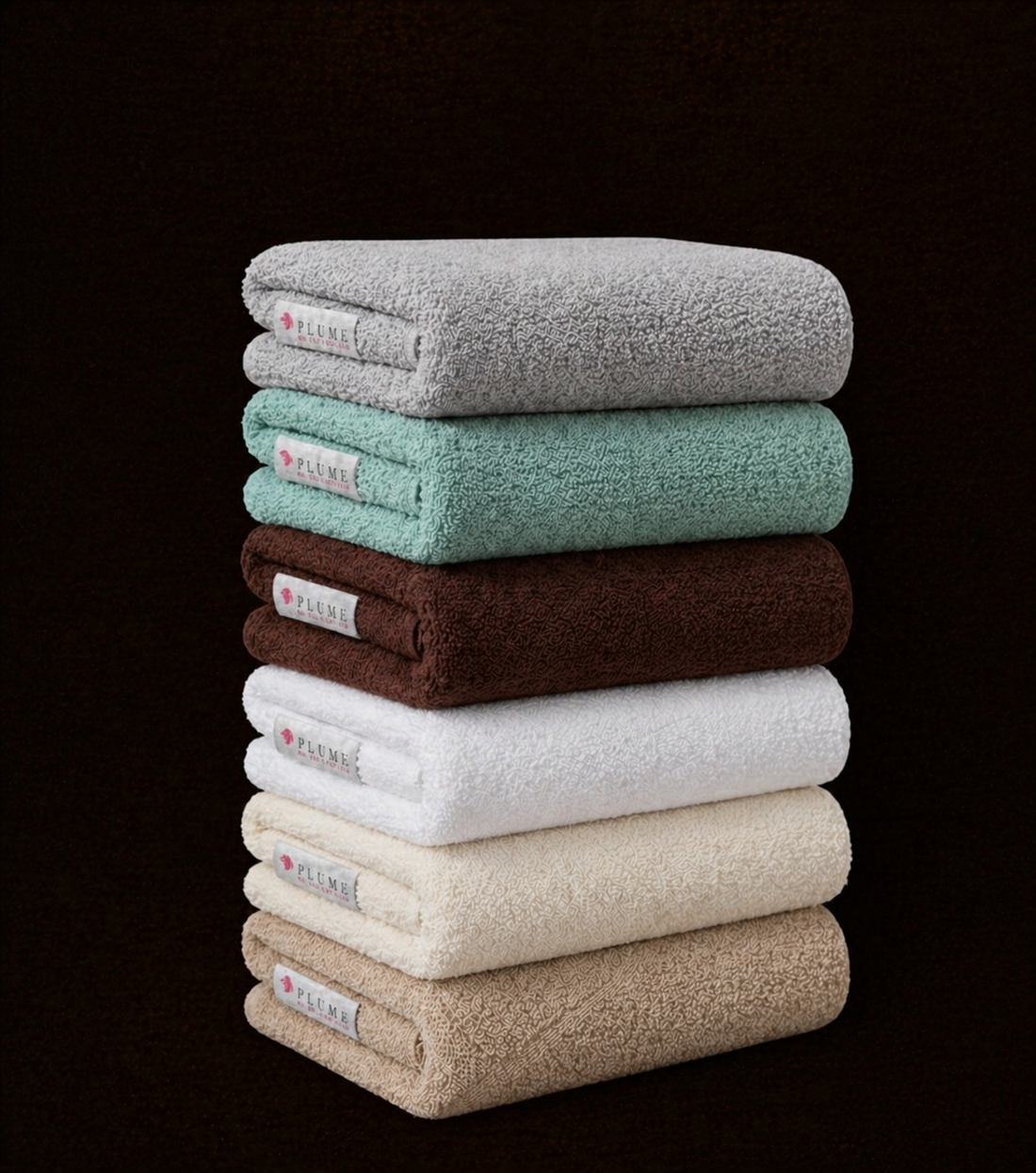 Premium Dobby square towel Color