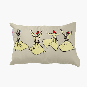 Embroidered dancing tanoura horizontal