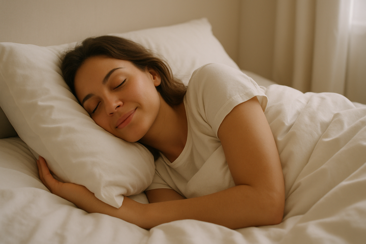now put a woman sleeping on it comfortably