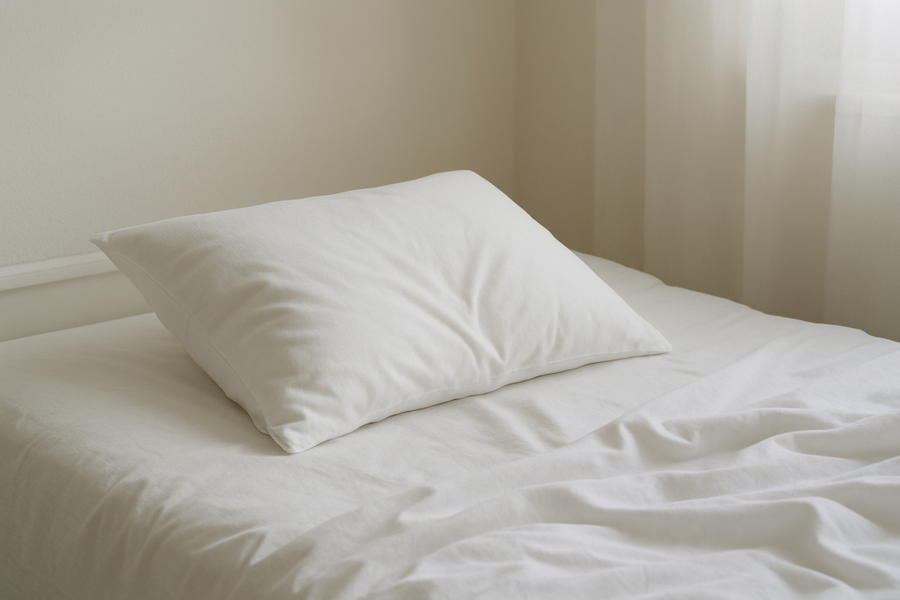 Feather alternative fluffy polydown pillow