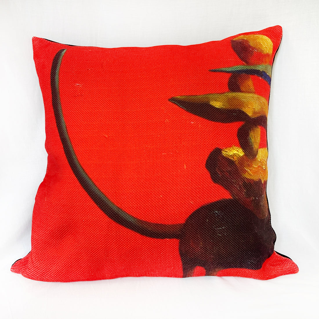Copy of The red cat Linen pillow (2/2)