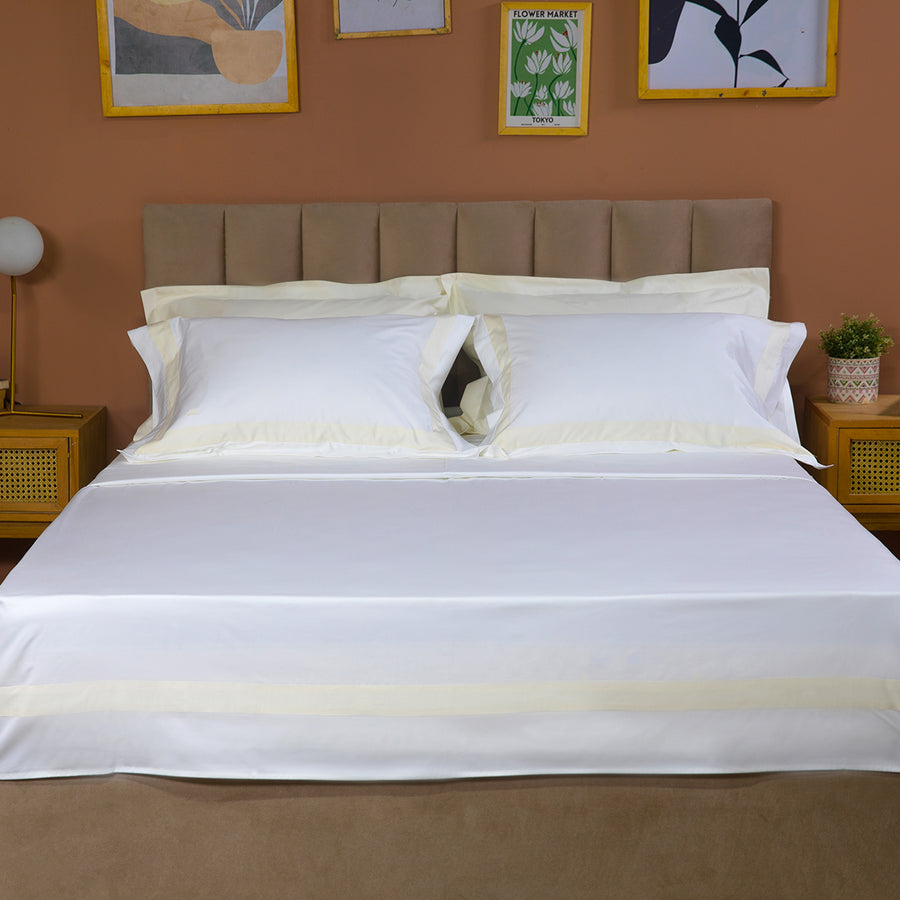 Two tone Royal full bed linen set